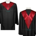 thumbnail image 4 of Endea Graduation Red Graduation V-Stole, 4 of 10