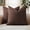 Beaver Fur, variant on Pack of 2 Decorative Throw Pillow Covers Soft Chenille Textured Cushion Covers Solid Neutral Farmhouse Style for Couch Sofa Bedroom 18x18 Inch Taupe Grey
