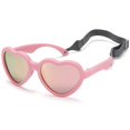 thumbnail image 1 of Lentes de Sol Polarizados para Bebé NULOOQ Flexibles en Forma de Corazón Rosa, 1 of 5