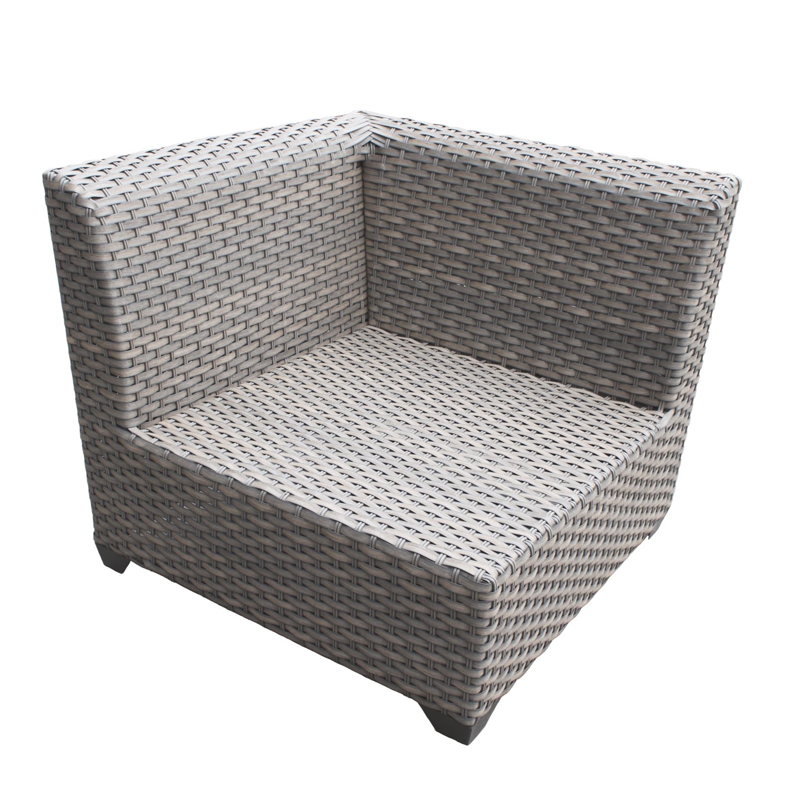 TK Classics Florence 6-Piece Wicker Patio Sofa Set in Gray - image 5 of 5