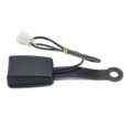thumbnail image 3 of Car Front Seat Belt Buckle Socket Camlock Plug Connector Warning Cable(1pcs,black), 3 of 5