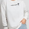 thumbnail image 4 of Custom Medical Assistant Embroidered Sweatshirt for Women, MA Nurse Crewneck, Medical Assistant Shirts Gift for Nurse (White, 3XL), 4 of 7