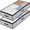 Grey, variant on 2 X Storage Bags 90L Large Under Bed Storage Bag with Zips 2 Pack with Clear Window for Clothing