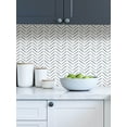 thumbnail image 5 of NuWallpaper Indigo Holden Vinyl Peel And Stick Wallpaper, 216-in by 20.5-in, 30.75 sq. ft., 5 of 7