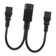thumbnail image 5 of PVC Y-Cable IEC320-C14 a 2C13 Cable de alimentación a Montaje de doble clavija, 5 of 9