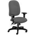 thumbnail image 2 of OFM Ergonomic Multi-Adjustable ComfySeat Task Chair with Arms - 28.75" x 31.5" x 42"-45.5" - 250 lb Weight Capacity - Fabric - Navy Blue - Assembly, 2 of 5