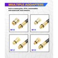 thumbnail image 4 of Automotive Compression Tester Kit,Engine Compression Tester Kit,Car Accessories,Spark Plug Tester and Coil Tester Petrol 0-20 Bar & 0-300 psi,Suitable for Any Engine with Spark Plug, 4 of 5