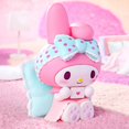 thumbnail image 1 of Sanrio-Pijama Kawaii para niños, caja ciega con diseño de juguete de corazón, personaje de la serie Kuromi Melody, estatua de juguete, 1 of 4