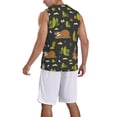thumbnail image 5 of Rocae Funny Sloths In The Forest for Men's Basketball Jersey Lightweight and Breathable Athletic Tank Top,Quick-Drying Sports Jersey XX-Large, 5 of 9