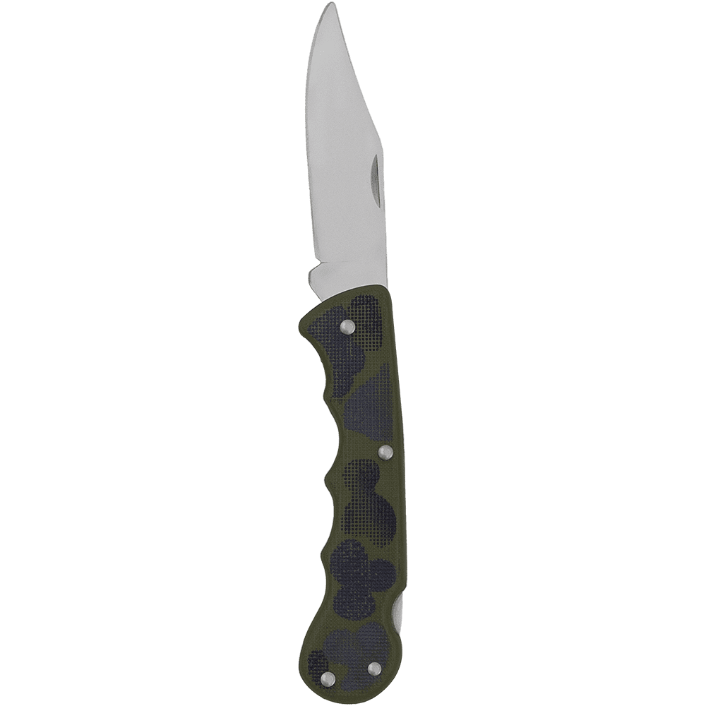 Zenport CSK7002 Folding Pocket Knife, Straight Blade, 4 Inch Blade, Green - 3 Pack