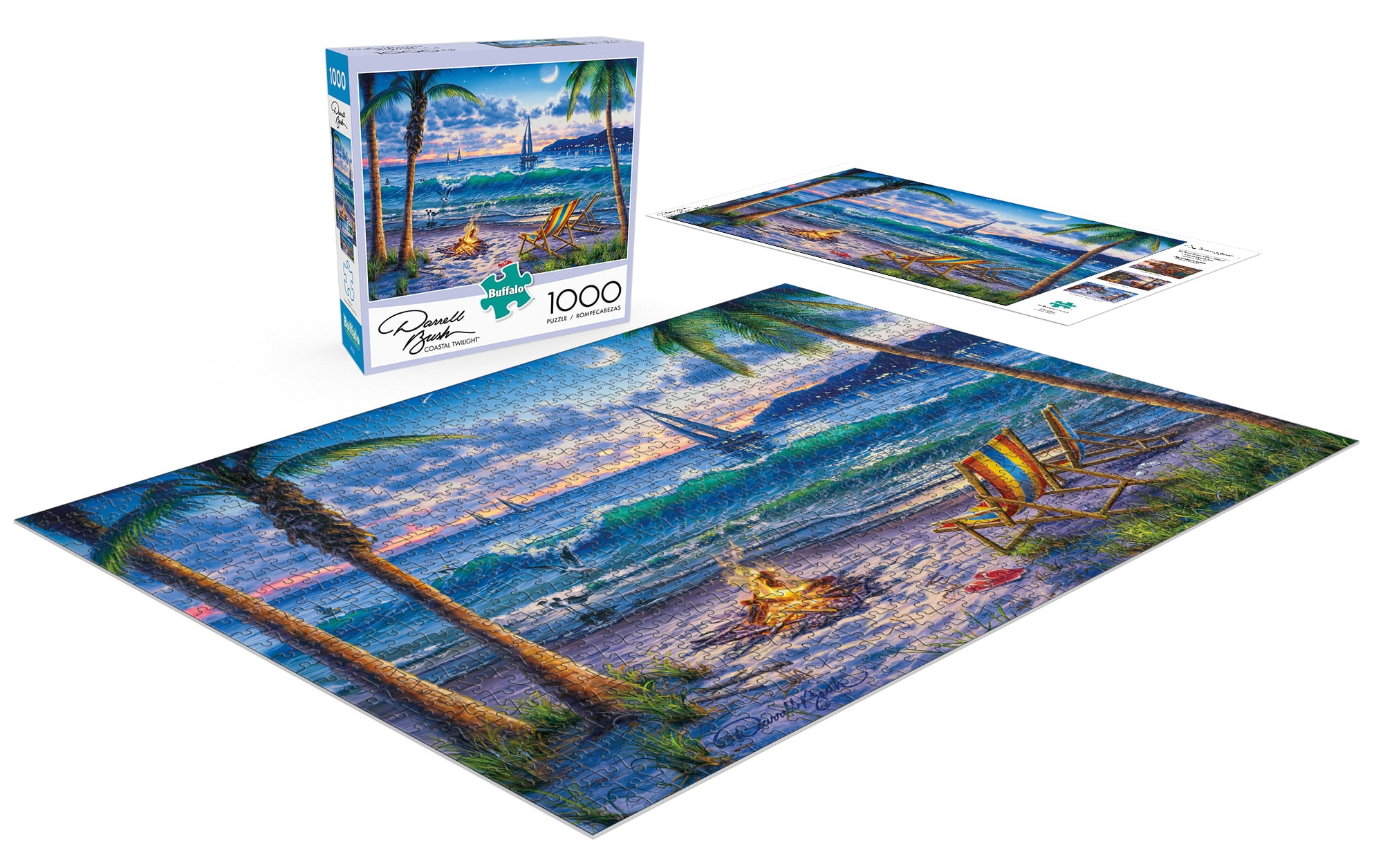 Buffalo Games 1000-Piece Darrell Bush Collection Coastal Twilight Jigsaw Puzzle