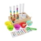 thumbnail image 2 of Rainbow Clip Bead Puzzle, juego de mesa, juguetes sensoriales preescolares, bolas de arco iris de madera en tazas para niños, 2 of 9