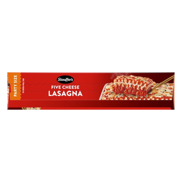 Stouffer's Five Cheese Lasagna, Party Size Frozen Cheese Lasagna