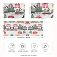 thumbnail image 2 of Yayeee Pillowcase Standard Size Set of 2 Satin Wrinkle Resistant Pillow Case, Christmas Train, 2 of 8