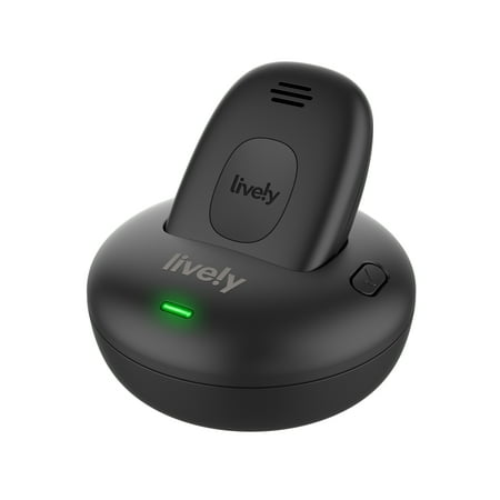 Lively® - Lively Mobile2 All-in-One Medical Alert - Black