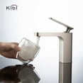 thumbnail image 3 of Kibi Infinity Single Handle Bathroom Vanity Sink Faucet, 3 of 3