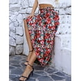 thumbnail image 5 of a.Jesdani Womens Skirts Casual High Waist Ruffle Swing Beach Maxi Skirt with Pockets s-xxl, 5 of 7