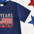 thumbnail image 5 of Ulanda Kids 4th of July Shirt USA Flag Clothes Toddler Boys Girls Children Patriotic Tee Tops 1-7 Years (Navy, 18-24 Months), 5 of 5