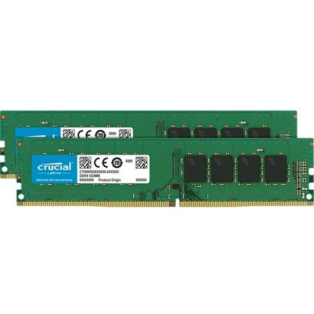 Crucial - DDR4 - kit - 32 GB: 2 x 16 GB - DIMM 288-pin - 2666 MHz