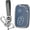 A Gray, variant on Key Fob Cover Compatible with Lexus CT200H ES350 Keychain Case Holder Protector,A Black