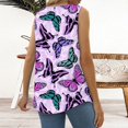 thumbnail image 2 of Vedolay Plus Size Tops Casual V Neck Shirts for Women 2023 Solid Short Sleeve Blouse Tops,Purple XL, 2 of 5