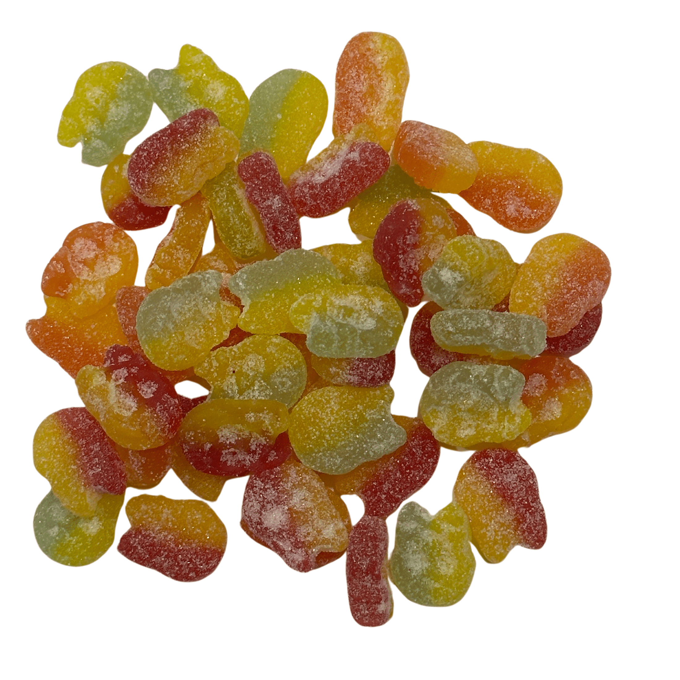 BUBS Sour Skull Candy - Vegan, Palm Oil-Free, Fruity Sour Gummies (Pack of 4)