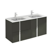 ROYO USA 48'' 2 DOOR/2 DRAWER ONIX ANTHRACITE WITH CERAMIC TOP