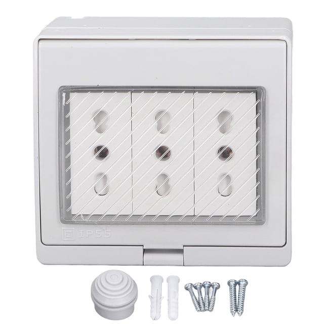 Enchufe de pared, enchufe de pared impermeable IP55, puerto de enchufe de pared impermeable, funcionamiento suave