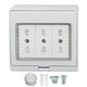thumbnail image 1 of Enchufe de pared, enchufe de pared impermeable IP55, puerto de enchufe de pared impermeable, funcionamiento suave, 1 of 8