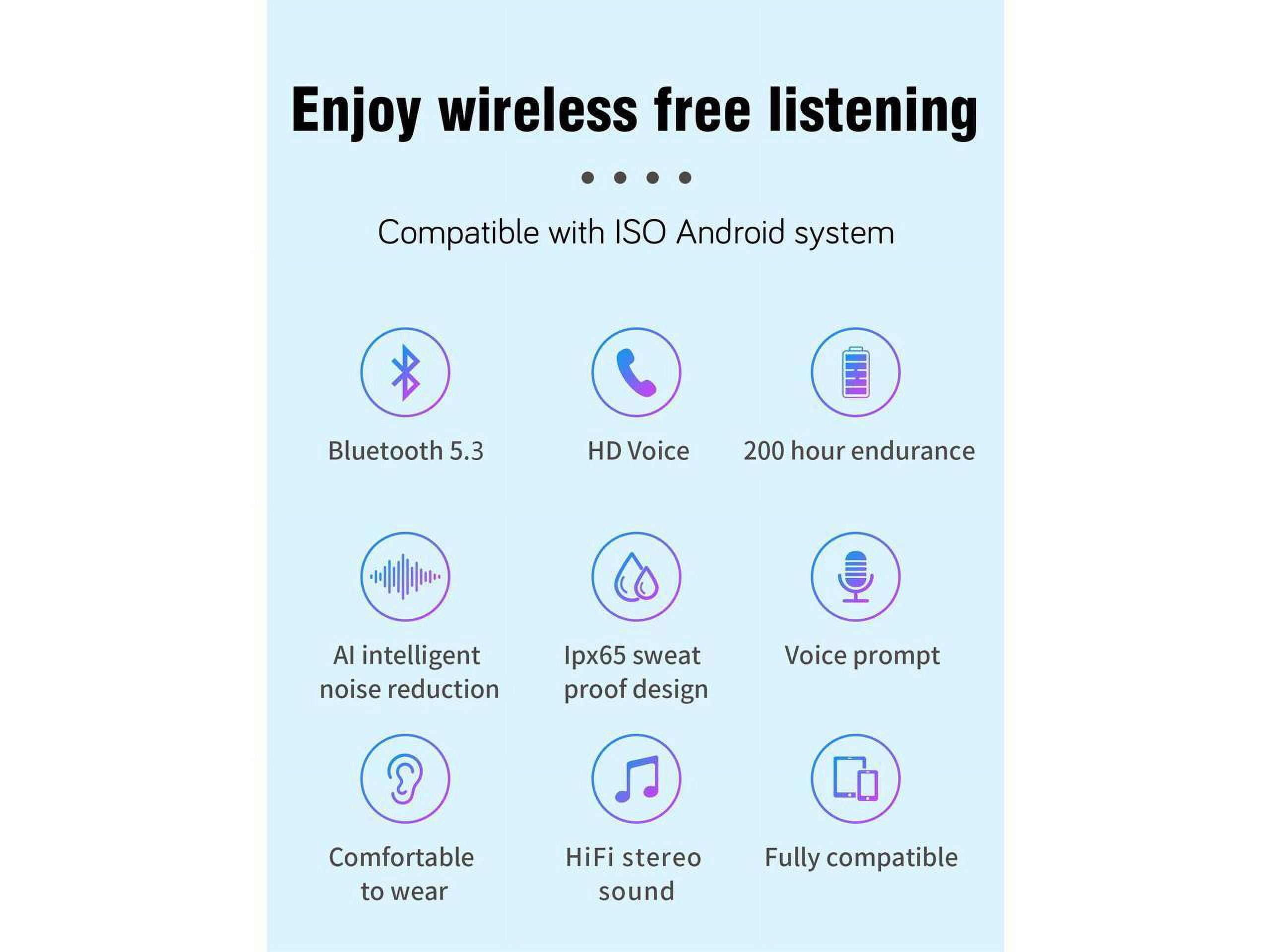 Bluetooth Headset, Wireless Headset with Mic for Work, Computer Headset with Microphone for PC, Bluetooth Lightweight Headset with Noise Cancelling Mic, Charging Base