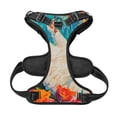 thumbnail image 5 of Lsque Playful Floral Cat Dog Harness, No-Pull Pet Harness with 2 Leash Clips, Adjustable Soft Padded Dog Vest with Easy Control Handle for Large Dogs-Large, 5 of 9