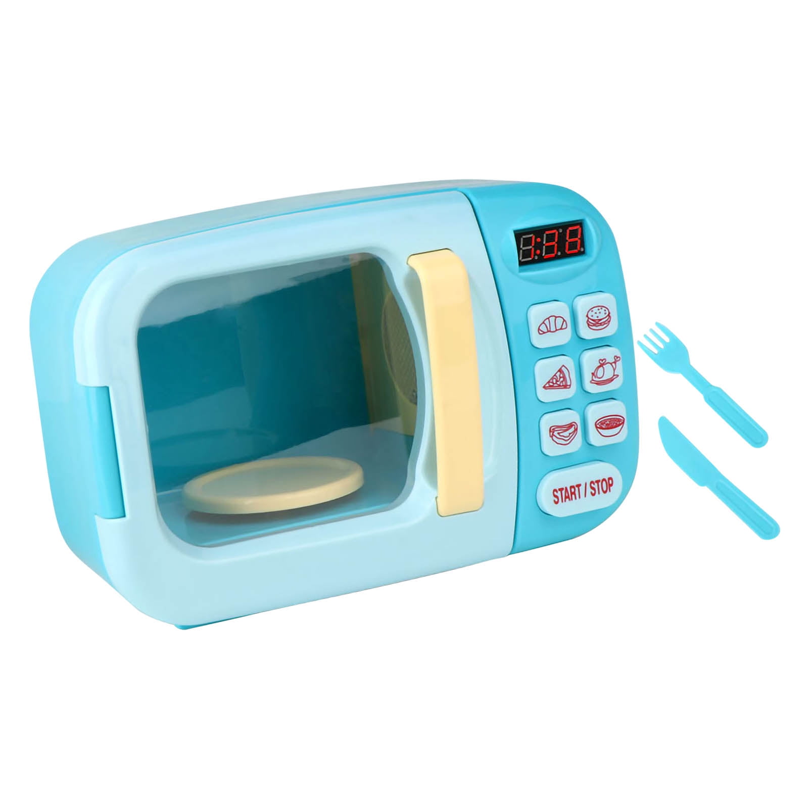 Juego de horno microondas de juguete, horno microondas eléctrico para