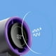 thumbnail image 4 of Ventilador de cuello portátil con pantalla LED | Ventilador personal manos libres para actividades al aire libre | Velocidad ajustable, diseño plegable, opciones en gris y blanco, 4 of 9