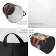 thumbnail image 2 of Fotbe American Bald Eagle A Cesto de Ropa con Asas, Cesto Impermeable de Gran Capacidad, Bolsa de Lavado para Dormitorio, Cesto de Ropa con Ruedas y Asas-Medium, 2 of 6