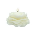 thumbnail image 5 of Mainstays Unscented Rose Candle, 2.4 inches Height, Ivory, 5 of 6