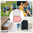 thumbnail image 4 of Ofertas Únicas 1 Pc Cubo de Empaque de Malla para Equipaje 11.81"x4.72"x14.96" Rosa, 4 of 6
