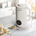 thumbnail image 2 of 8-in-1 Nut Milk Maker Machine - 35oz Soy Milk Maker for Plant Based Drinks, Juice & Smoothies, 10 Blades, 12H Delay Start, Self-Cleaning, BPA-Free Countertop Blender, 2 of 7