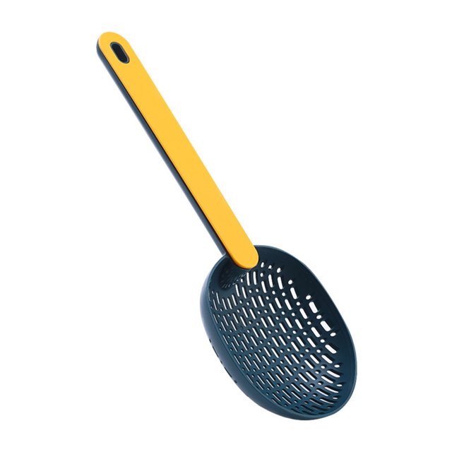 CAROOTU Draining Spoon High Temperature Resistant Noodle Spoon Hanging Storage Filter Mesh Spoon Household