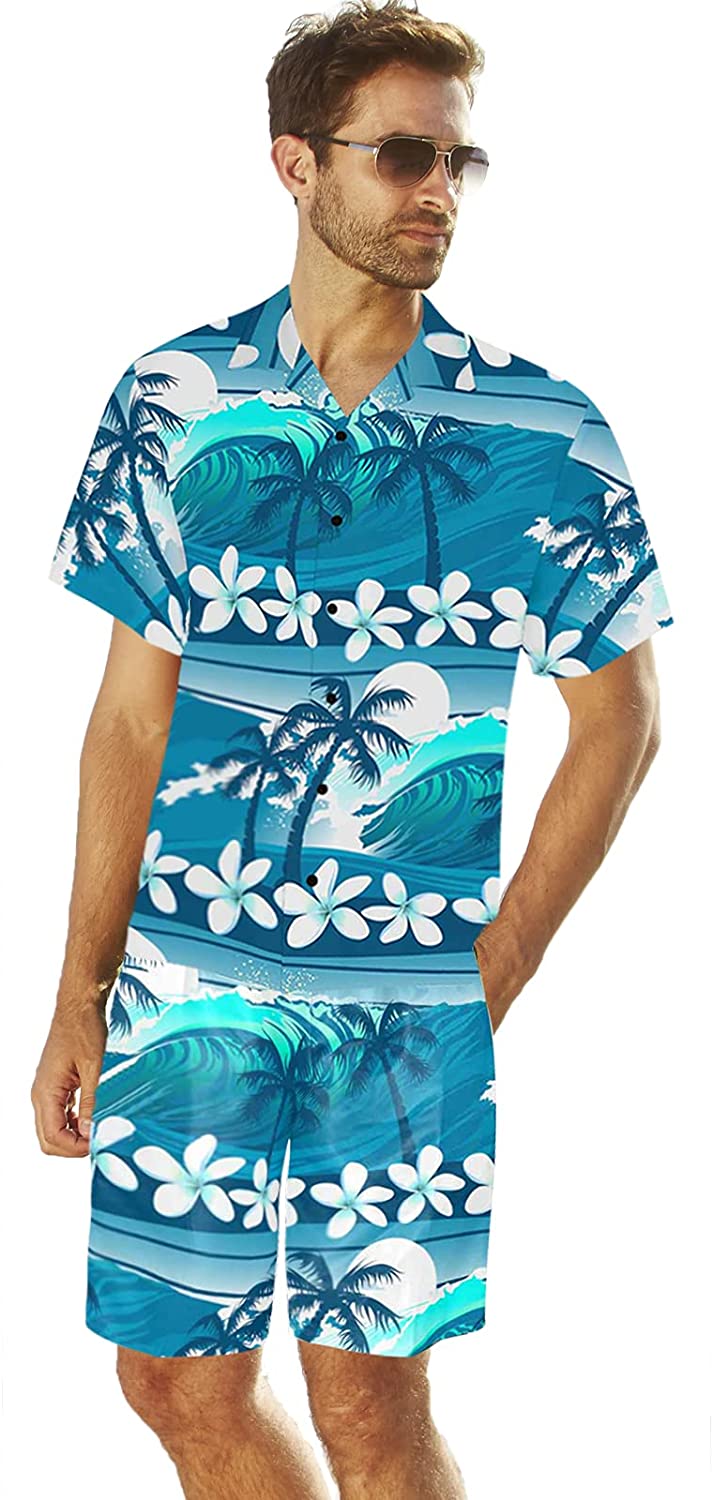 Aloha Beach Tropical Shirt Suit 