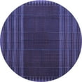 thumbnail image 1 of Ahgly Company Indoor Round Oriental Blue Traditional Area Rugs, 7' Round, 1 of 4