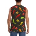 thumbnail image 4 of Easygdp Chili2 Men's Breathable Tank Tops Sleeveless Sporty T Shirts for Basketball, Mountaineering, Bodybuilding -Medium, 4 of 8