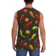 thumbnail image 4 of Fotbe Chili2 Men's Camiseta sin Mangas Estampada para Hombres, Playera Casual para Gimnasio, Entrenamiento, Playa-X-Large, 4 of 7