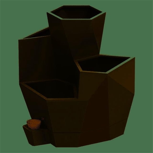 Japi Poterie JVIDA1S Jardin d'Herbes Auto-Arrosant, Grès