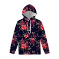 thumbnail image 4 of Sudadera con capucha con estampado 3D de flores de rosas coloridas para hombre y mujer, jersey con estampado floral de Harajuku, ropa de calle para primavera y otoño, 4 of 5
