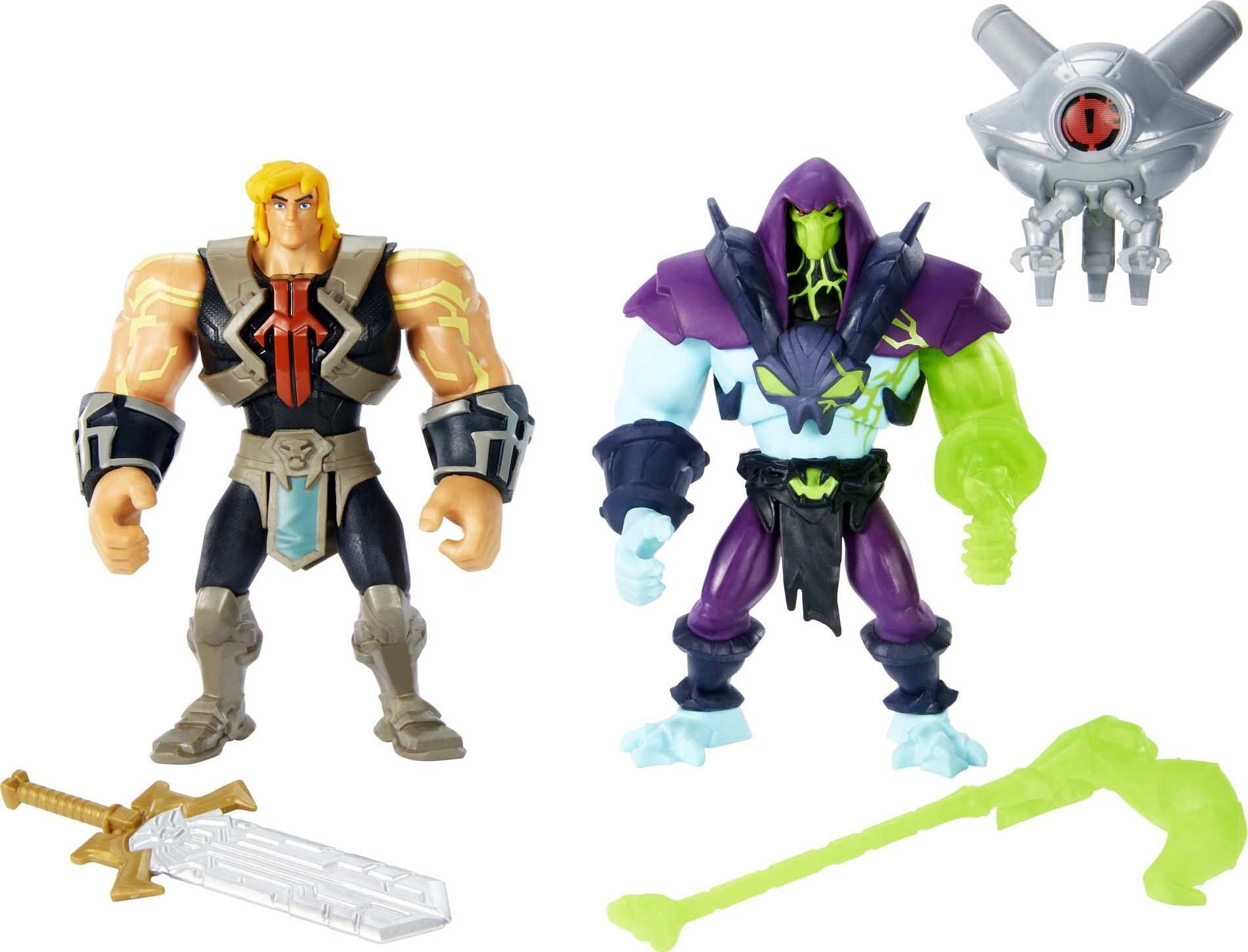 He-Man and The Masters of the Universe Battle for Eternia 2-Pack of MOTU Action Figure Toys