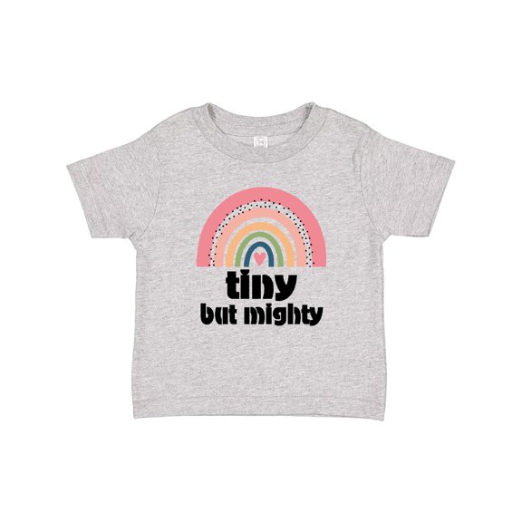 Inktastic Tiny but Mighty Rainbow Nicu Girls Baby T-Shirt