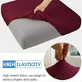 thumbnail image 5 of TOPCHANCES 6 Pack Patio Stretch Sofa Cushion Covers, Waterproof Outdoor Furniture Cushion Slipcovers Replacement Chair Seat Protector Covers, 5 of 7