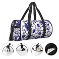 thumbnail image 3 of Defioc Blue And White Porcelain Pattern for Travel Duffle Bag,Weekender Bag Carry On Tote Bags Hospital Bag Large Capacity Sport Gym Bag for Men Women Fit for Trave, Gym,Weekend, 3 of 6