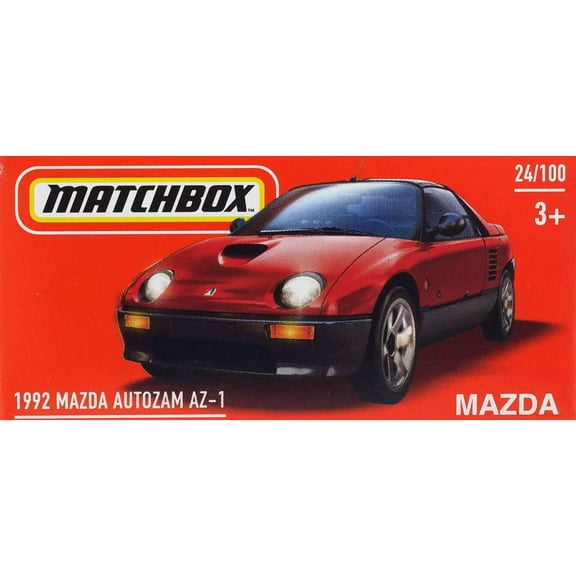 Matchbox 1992 mazda Autozam AZ-1 Diecast Car (Red)