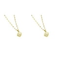 thumbnail image 4 of Guardoinrt Collier Pendentif Collier Ras du Cou Bijou en Strass Cadeau Personnalisé Type 2 Or 2Set, 4 of 6